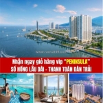 Căn hộ peninsula view sông hàn đà nẵng - sổ hồng lâu dài - giá chỉ 53,5 triệu/m2