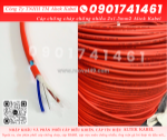 Cáp chống cháy, chống nhiễu 2x1.5 hải dương, hưng yên, hải phòng