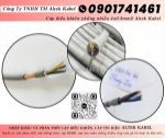 Cáp điều khiển có lưới chống nhiễu 4x0.5 long an, cần thơ, đồng tháp