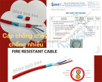 Cáp tín hiệu chống cháy chống nhiễu 2 x 1.5mm2 giá tốt