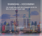 Cước vận chuyển hàng từ thượng hải về việt nam