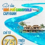 Đầu tư nhà phố biển bãi dài cam ranh pháp luật sở hũu dài lâu giá chỉ 75tr/m2