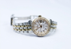 Đh nữ : titoni cosmo queen 728 sy-db-019 ladies automatic - niềng & cọc số full kim cương