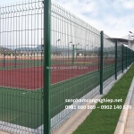 Điểm danh các mẫu hàng rào lưới sắt hàn đẹp mê ly cho sân thể thao