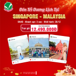 Đón noel và tết dương lịch tại singapore - malaysia
