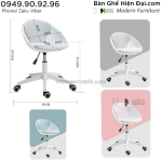 Ghế bar kỹ thuật viên ben thấp thân nhựa chân xoay nâng hạ nhập khẩu hiện đại hcm cb2298-2p-1