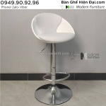 Ghế bar quầy giao dịch thân nhựa chân cố định nâng hạ chiều cao nhập khẩu hcm cb2298-p-3