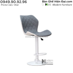 Ghế bar tiếp khách văn phòng bọc nệm vải chân sắt nhập khẩu cao cấp hcm cb2271a-f