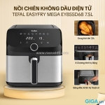 Nồi chiên 7.5l tefal ey855d68 chiên nướng thực phẩm cực đỉnh
