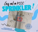 Ống nối mềm đầu phun sprinkler, khớp nối mềm chữa cháy, dây mềm cấp nước đầu phun sprinkler