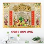 Tranh gạch ban thờ- gạch ốp tường 3d