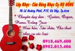 Lớp dạy chơi đàn guitar quận gò vấp