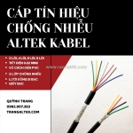 Cáp tín hiệu chống nhiễu 8x0.22 altek kabel lõi phân màu, chống nhiễu 2 lớp