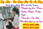 Tuyển sinh các lớp nhạc cụ : organ, guitar, piano, trống nhạc tại tphcm