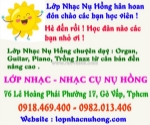 Tuyển sinh và đào tạo nhạc cụ : organ, guitar, piano, trống jazz