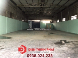 Xưởng mới xây cho thuê gấp khu vực:liên tây lân;bến lội;ấp 1-2 (500;600;800;1.000m2)60nghìn/m2 quận bình tân