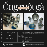 Ống kẽm đàn hồi bọc nhựa đi dây điện