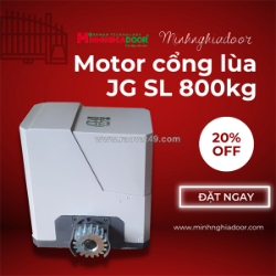 Motor cổng lùa jg a370 - phân phối bởi minh nghĩa