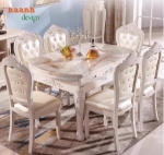 Bàn ghế ăn nhà hàng tân cổ điển - đẳng cấp không gian ẩm thực