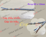 Cáp điều khiển pvc 2 lõi chống nhiễu/không chống nhiễu
