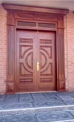 Cửa thép vân gỗ tại thuận an