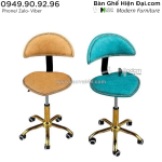 Ghế bar tiếp khách ben thấp bọc nệm vải cao cấp chân nâng hạ nhập khẩu hcm cb2299b-2p-1