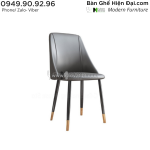 Ghế tiếp khách văn phòng bọc nệm simili chân sắt nhập khẩu cao cấp hcm lux 12c-p