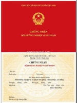 Lịch bồi dưỡng lớp nghiệp vụ sư phạm dành cho giảng viên