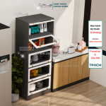 Mẫu tủ bếp đẹp phong cách tối giản cho không gian hiện đại