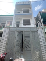 Nhà mới 4 tầng (4x20m) hẻm thông đường bùi minh trực p5q8. giá 7, tỷ tl