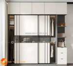 Tủ áo gỗ công nghiệp cánh lùa