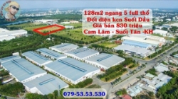 🏡 bán đất nền cam lâm giá chỉ từ 830 triệu/nền – gần kcn suối dầu, full thổ
