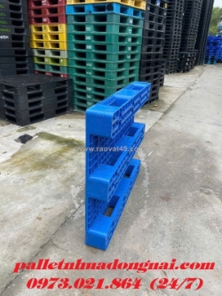 🟢 thanh lý lô pallet nhựa 1200x1000x150mm màu xanh – giá cực rẻ! 🟢