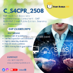 Affordable sap dumps – c_s4cpr_2508 certification made easy