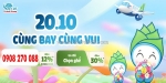 Bamboo airways ưu đãi mừng ngày 20-10