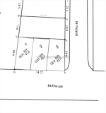 Bán 124m2 đất lô góc tặng nhà cấp 4 mặt tiền 23m đang cho thuê. đường 13m khu