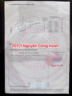 🔴💥bán đất kiệt ô tô 207/1 nguyễn công hoan - cách đường chính đúng 10m