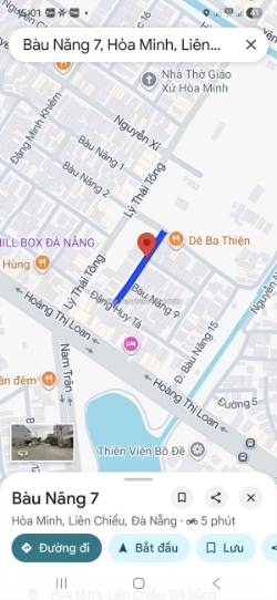 🔴💥bán nhà 1 mê đường bàu năng 7 - đấu lưng lý thái tông