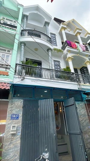 Bán nhà (4x13.5) 3 lầu (4x13.5) hxh 1/ lâm thị hố, q12 giá rẻ