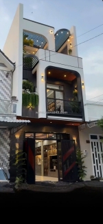 Bán nhà mặt tiền đang hoàn thiện - phường tân hạnh