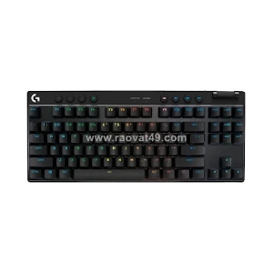 Bàn phím cơ không dây logitech g pro x tkl lightspeed tactile gaming/đen (black) (920-012137)