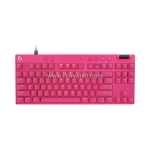 Bàn phím logitech pro x tkl rapid wired gaming (magenta)