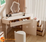 Bàn trang điểm gỗ công nghiệp mdf độc đáo, thông minh