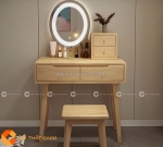 Bàn trang điểm gỗ tự nhiên độc đáo, hiện đại