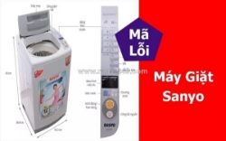 Bảng mã lỗi máy giặt sanyo đầy đủ - cách khắc phục chi tiết nhất