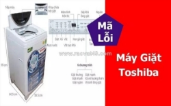 Bảng mã lỗi máy giặt toshiba mới nhất - nguyên nhân và cách khắc phục chi tiết