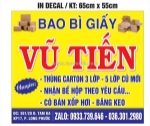 Bao bì giấy vũ tiến – giá tốt, giao nhanh - long phước, hcm