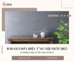 Báo giá sơn hiệu ứng nội thất 2025 – giải pháp trang trí tinh tế cùng gindecor