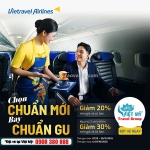 Bay premium cùng vietravel airlines – giảm đến 30% khi mua từ 2 vé