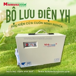 Bộ lưu điện cửa cuốn chính hãng khách dùng nhiều năm qua